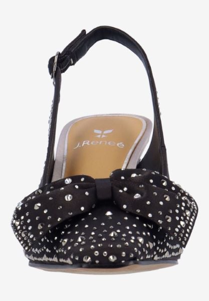 J. Reneé HARLAN SABLG BLACK/GRAY SATIN/STONES