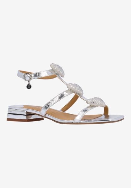 j. reneé HEARTL KISIL SILVER LEATHERETTE