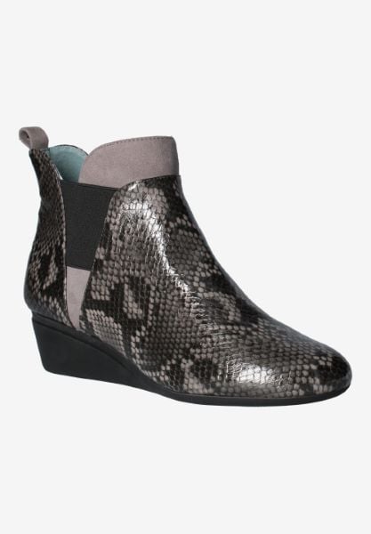 j. reneé HEMALI RPGBM GRAY/BLACK MULTI SNAKE PRINT