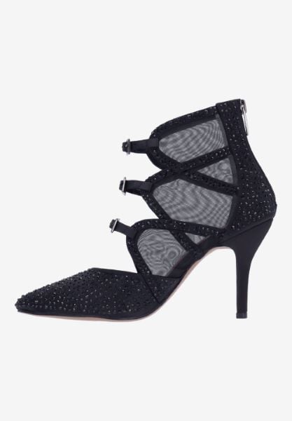 J. Reneé KATARI SABLK BLACK SATIN/RHINESTONES