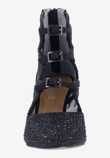 J. Reneé KATARI SABLK BLACK SATIN/RHINESTONES