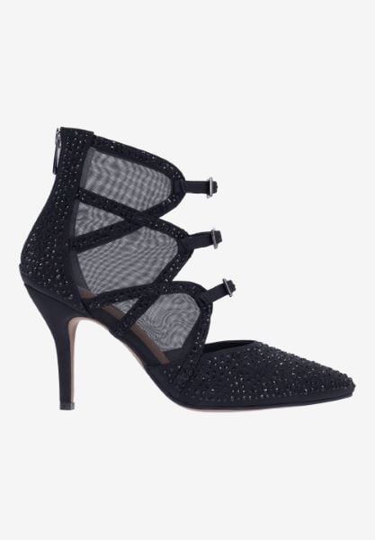 J. Reneé KATARI SABLK BLACK SATIN/RHINESTONES