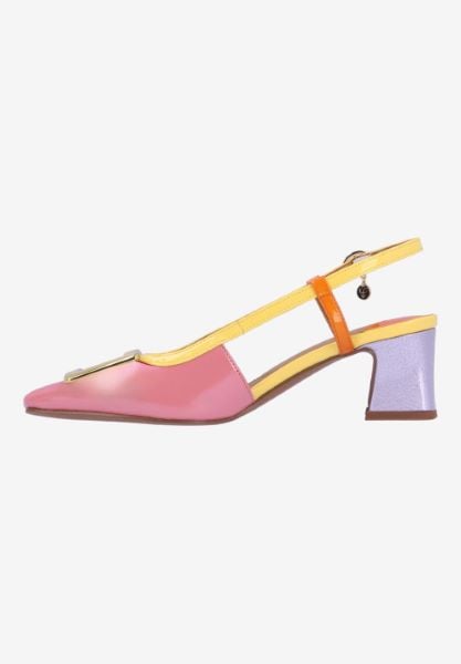 J. Reneé KELLEN PAPYO PINK/YELLOW/ORANGE PATENT