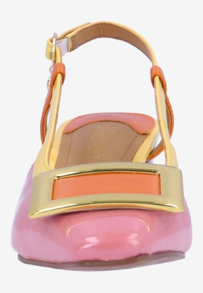 J. Reneé KELLEN PAPYO PINK/YELLOW/ORANGE PATENT