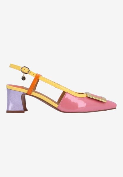 J. Reneé KELLEN PAPYO PINK/YELLOW/ORANGE PATENT