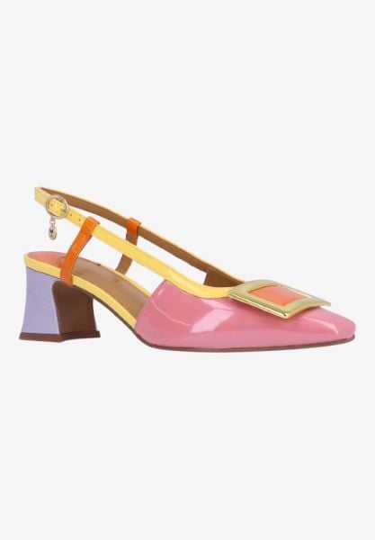 j. reneé KELLEN PAPYO PINK/YELLOW/ORANGE PATENT