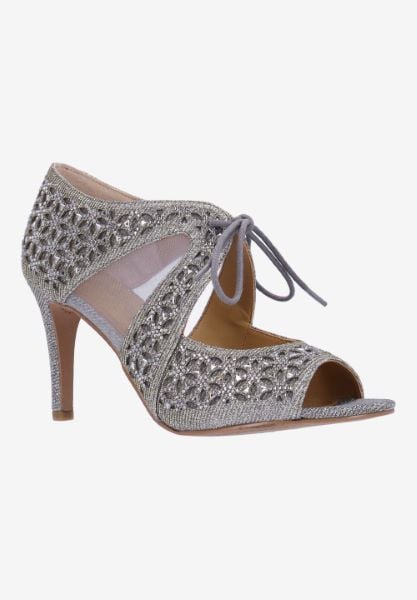 j. reneé KIANDR GFPEW PEWTER GLITTER FABRIC/STONES