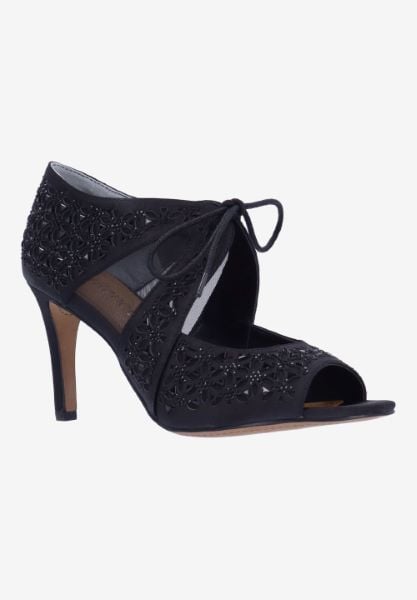 j. reneé KIANDR SABLK BLACK SATIN/STONES