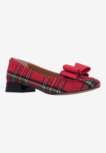 j. reneé KORI FAREM RED MULTI PLAID