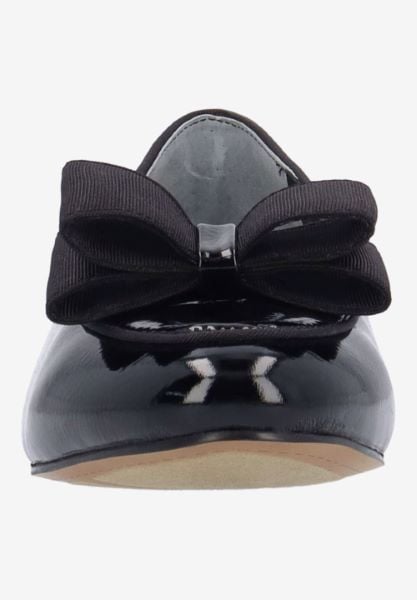 J. Reneé KORI PABLK BLACK PATENT/GROSGRAIN