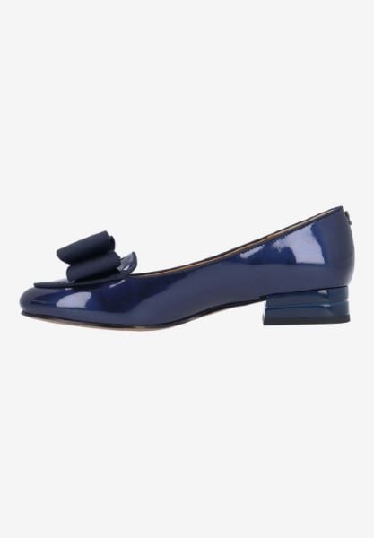 J. Reneé KORI PANVY NAVY PATENT/GROSGRAIN