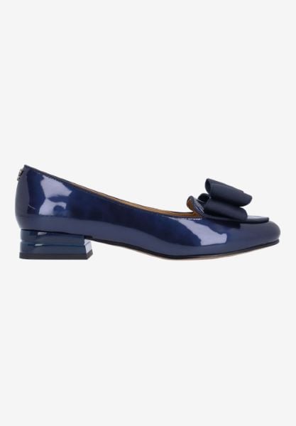 J. Reneé KORI PANVY NAVY PATENT/GROSGRAIN
