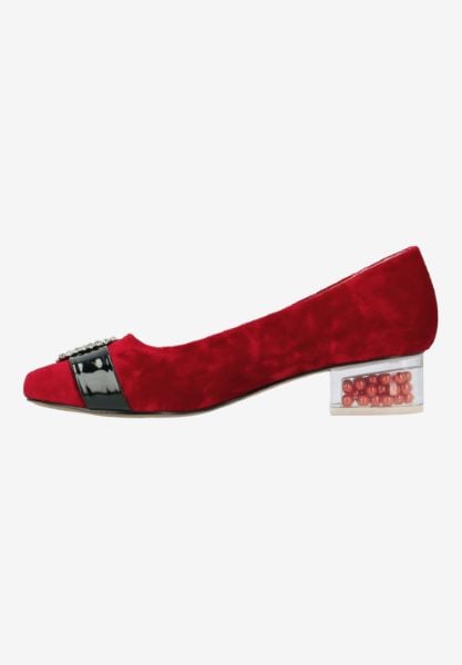 J. Reneé KREENG FAREB RED/BLACK VELVET/PATENT