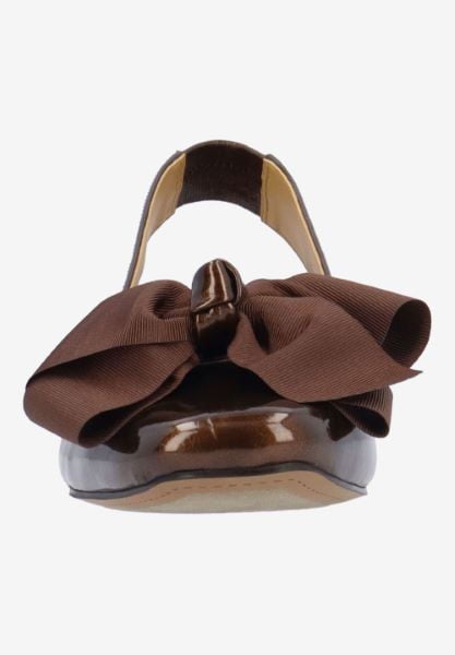 J. Reneé LAZULE PABRZ BRONZE PATENT/GROSGRAIN