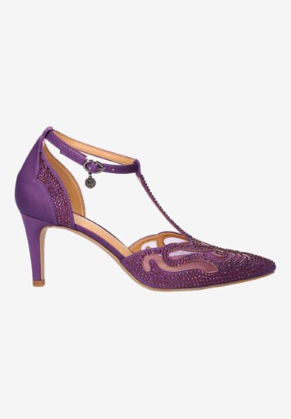 J. Reneé LISHA SAPUR PURPLE SATIN