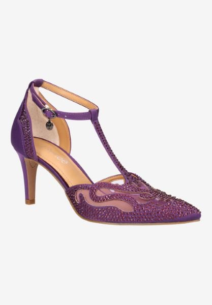 j. reneé LISHA SAPUR PURPLE SATIN