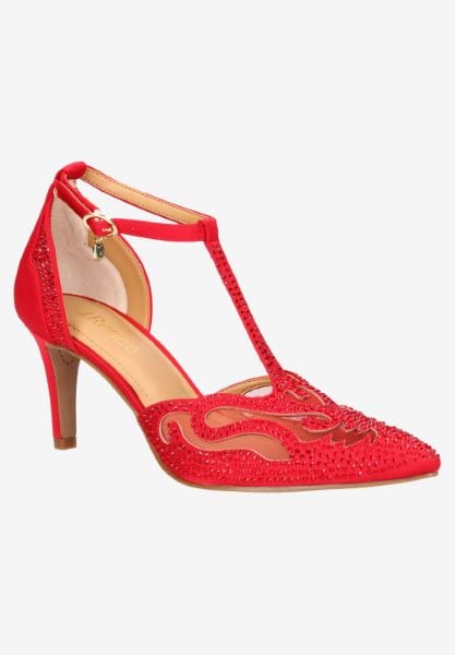 j. reneé LISHA SARED RED SATIN