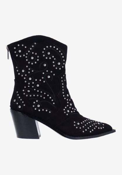 J. Reneé MADDI SUBLK BLACK SUEDE/STUDS