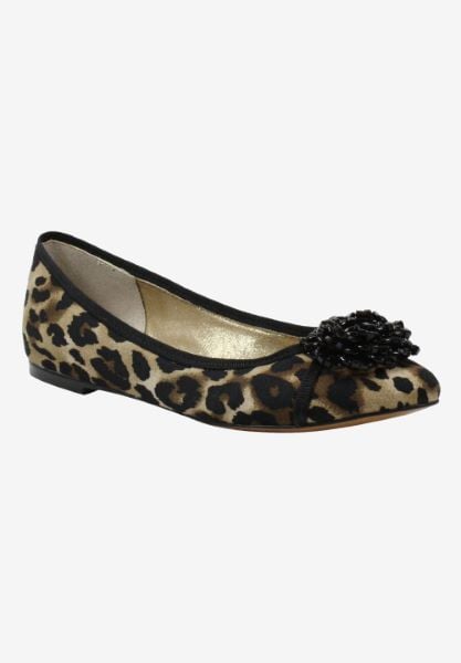 j. reneé MALLAN APBRB Brown Black Animal Print