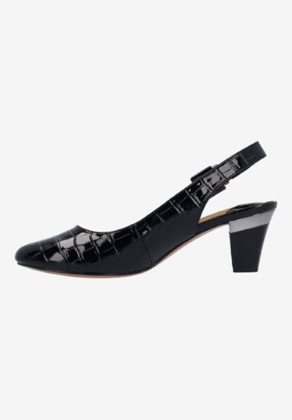 J. Reneé MALREE CRBLK BLACK CROCO EMBOSSED