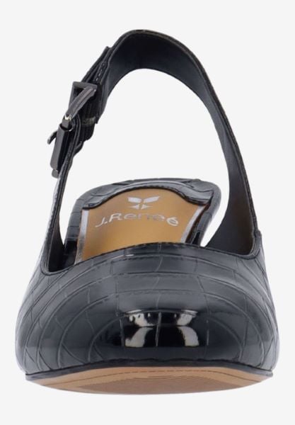 J. Reneé MALREE CRBLK BLACK CROCO EMBOSSED