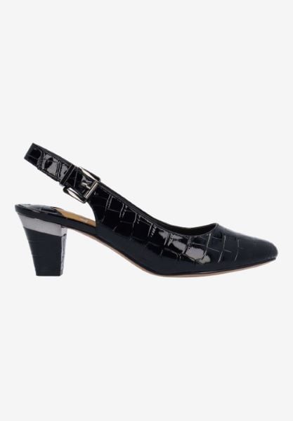 J. Reneé MALREE CRBLK BLACK CROCO EMBOSSED