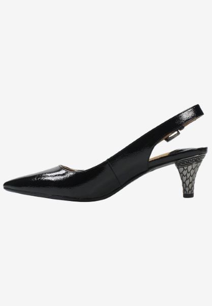 J. Reneé MAYETT PABLK Black Pearlized Patent