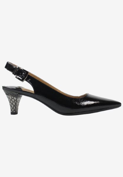 J. Reneé MAYETT PABLK Black Pearlized Patent