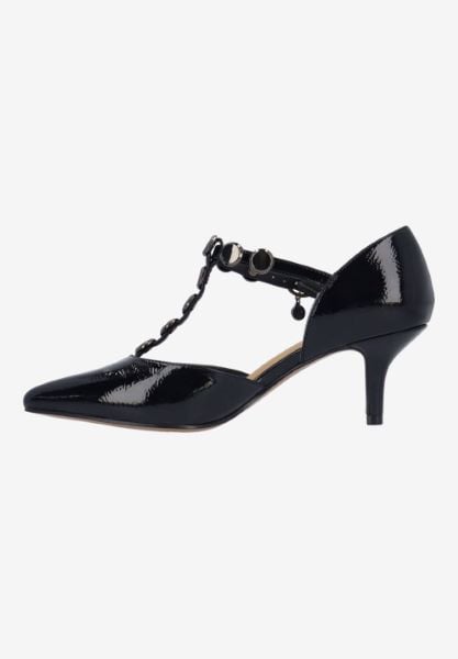 J. Reneé MAYVEN PABLK BLACK PATENT/STUDS