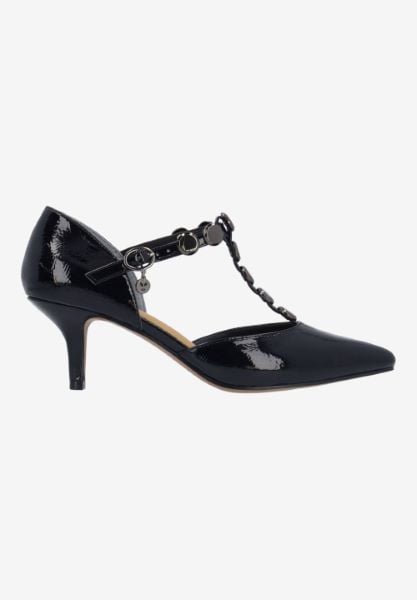 J. Reneé MAYVEN PABLK BLACK PATENT/STUDS