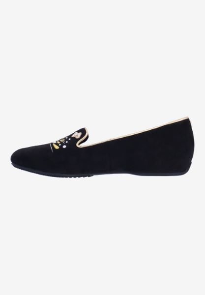 J. Reneé NEWYEA SUBLK BLACK SUEDE EMBROIDERED