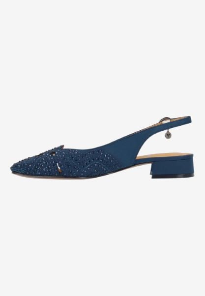 J. Reneé NICOLE SANVY NAVY SATIN/RHINESTONES