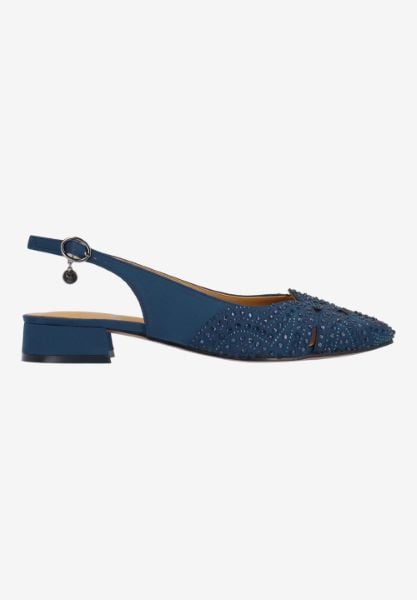J. Reneé NICOLE SANVY NAVY SATIN/RHINESTONES