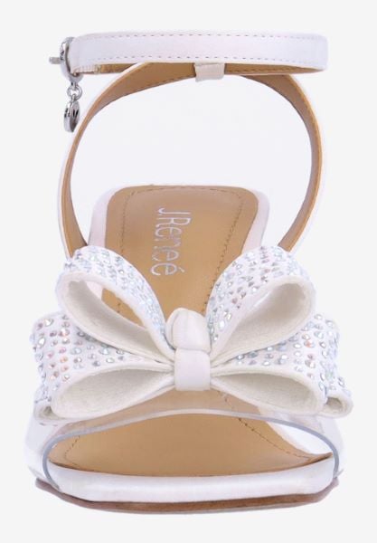 J. Reneé NISHIA VICWH CLEAR/WHITE SATIN/STONES