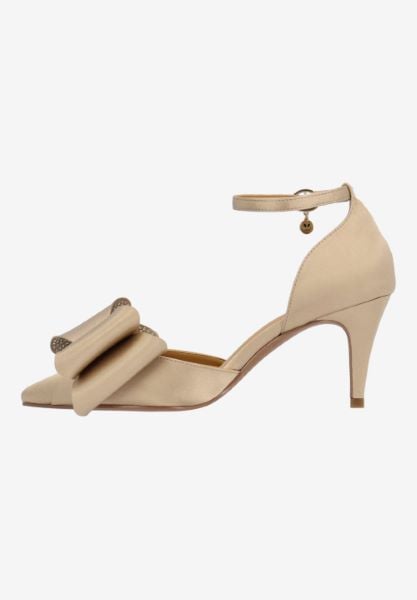 J. Reneé PAMMIE SABGE BEIGE SATIN/STONES