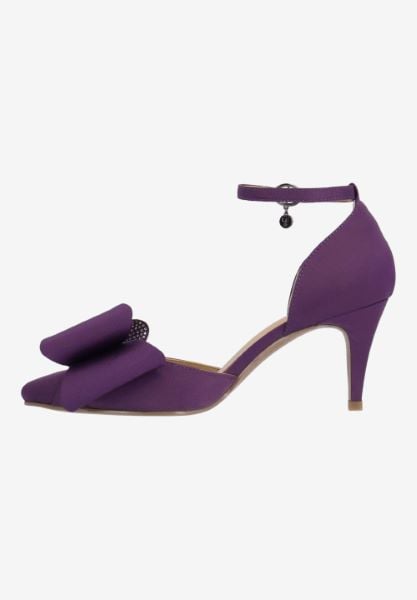 J. Reneé PAMMIE SAPUR PURPLE SATIN/STONES