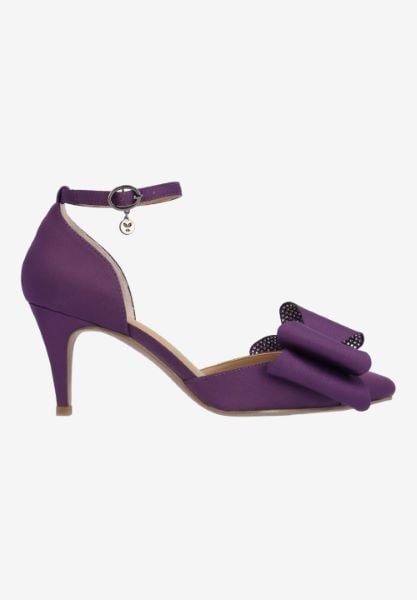 J. Reneé PAMMIE SAPUR PURPLE SATIN/STONES