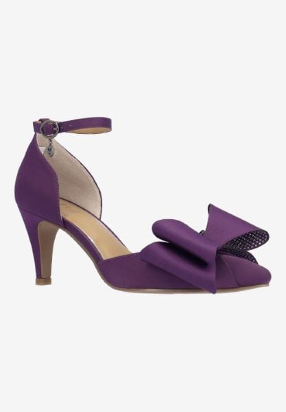 j. reneé PAMMIE SAPUR PURPLE SATIN/STONES