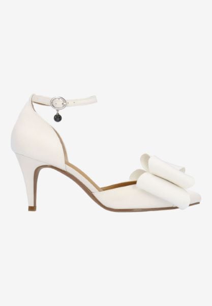 J. Reneé PAMMIE SAWHT WHITE SATIN/PEARLS