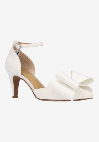 j. reneé PAMMIE SAWHT WHITE SATIN/PEARLS