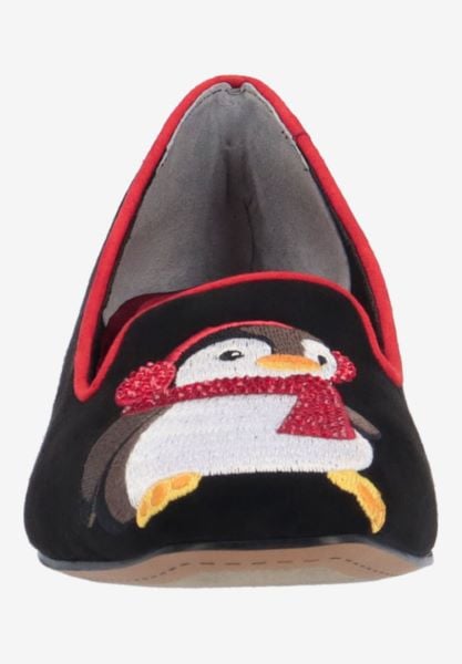 J. Reneé PINGWE SUBRW BLACK/RED/WHITE MICROSUEDE