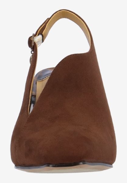 J. Reneé PRISSY SUCHT CHOCOLATE SUEDE/TORTOISE PAT