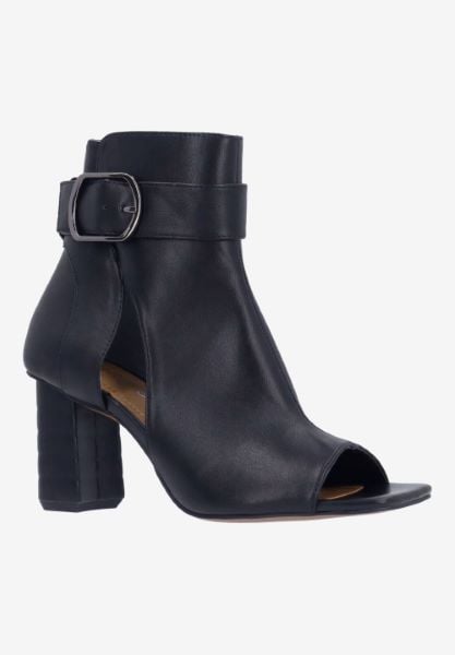 j. reneé QUINLA KIBLK BLACK LEATHERETTE