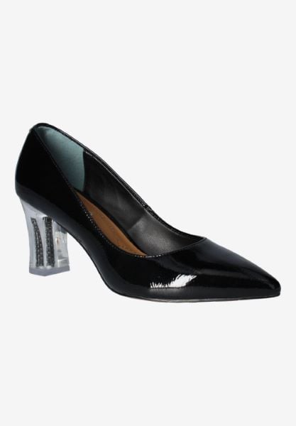 j. reneé RELDA PABLK BLACK PATENT