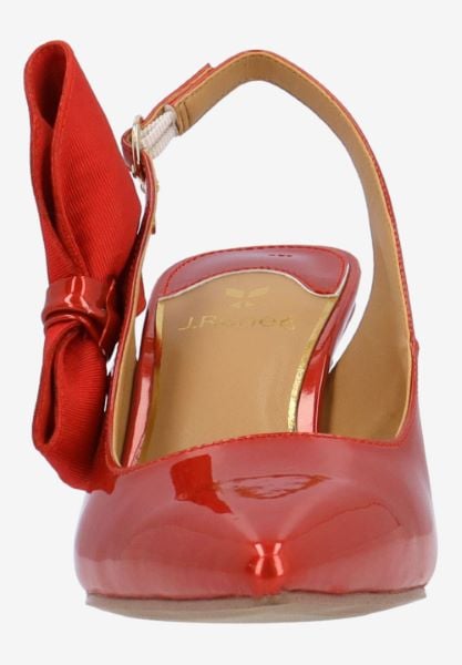 J. Reneé ROWIN PARED RED PATENT/GROSGRAIN