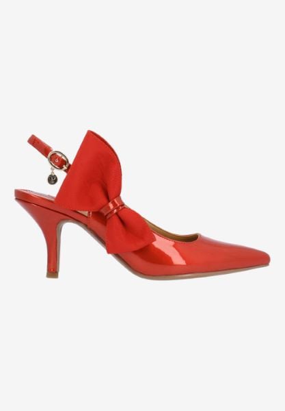 J. Reneé ROWIN PARED RED PATENT/GROSGRAIN