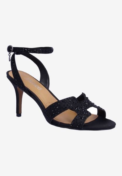 j. reneé SARLON SABLK BLACK SATIN/STONES