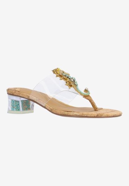 j. reneé SEEHOR VICNG CLEAR/NATURAL/GOLD CORK