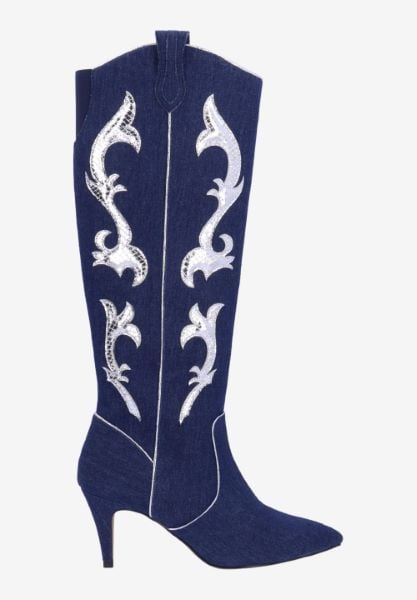 J. Reneé SIERA FABLS BLUE DENIM/SILVER SNAKE PRINT
