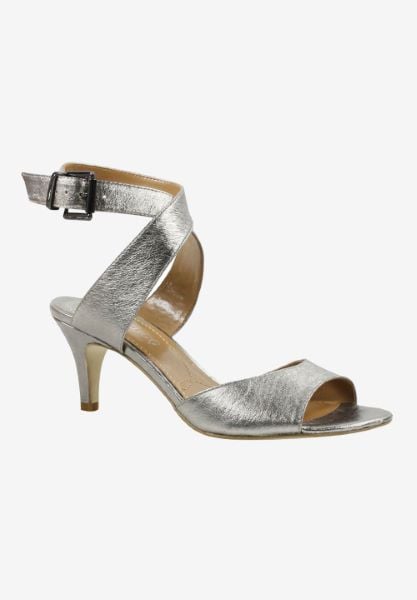 j. reneé SONCIN MNTPE Taupe Metallic Nappa